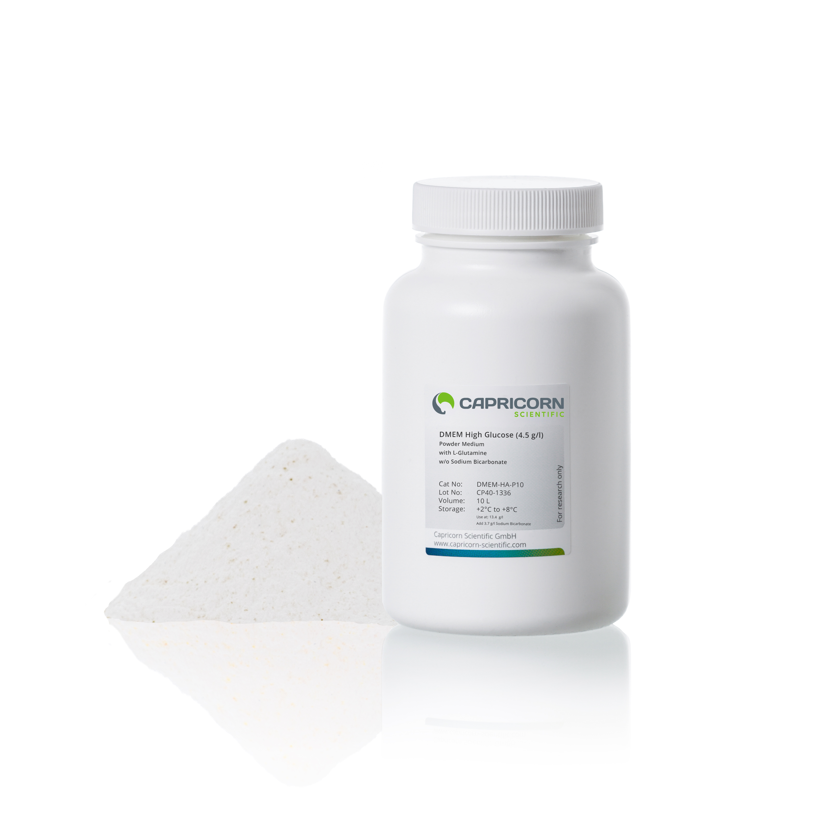 DMEM Powder High Glucose (10 L), LGlutamine, no NaHCO3